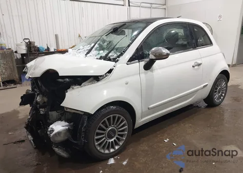 2012 Fiat 500 Lounge from USA, damaged, VIN 3C3CFFCR9CT122814